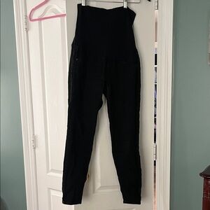 a:glow Black High-Waist Jeggings